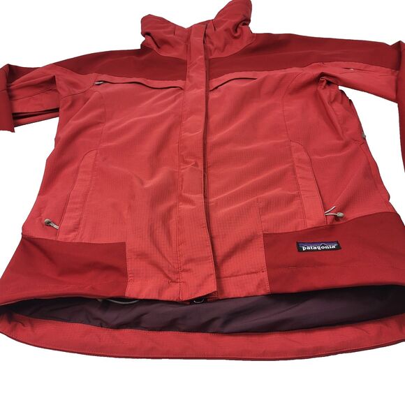 Patagonia Women’s Primo Red Rain Jacket Coat Size XS - Picture 4 of 16